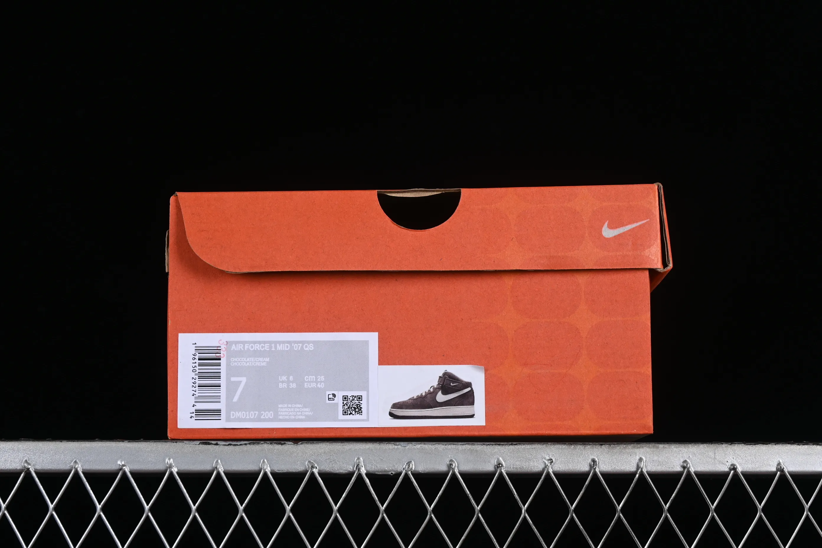 All categories Nk Air Force 1 Air Force series Nk Air Force 1 Mid Air Force mid-top Nk Air Force 1'07 Mid QS Brown Air Force One mid-top casual sneakers DM0107-200